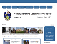 Tablet Screenshot of huntslhs.org.uk